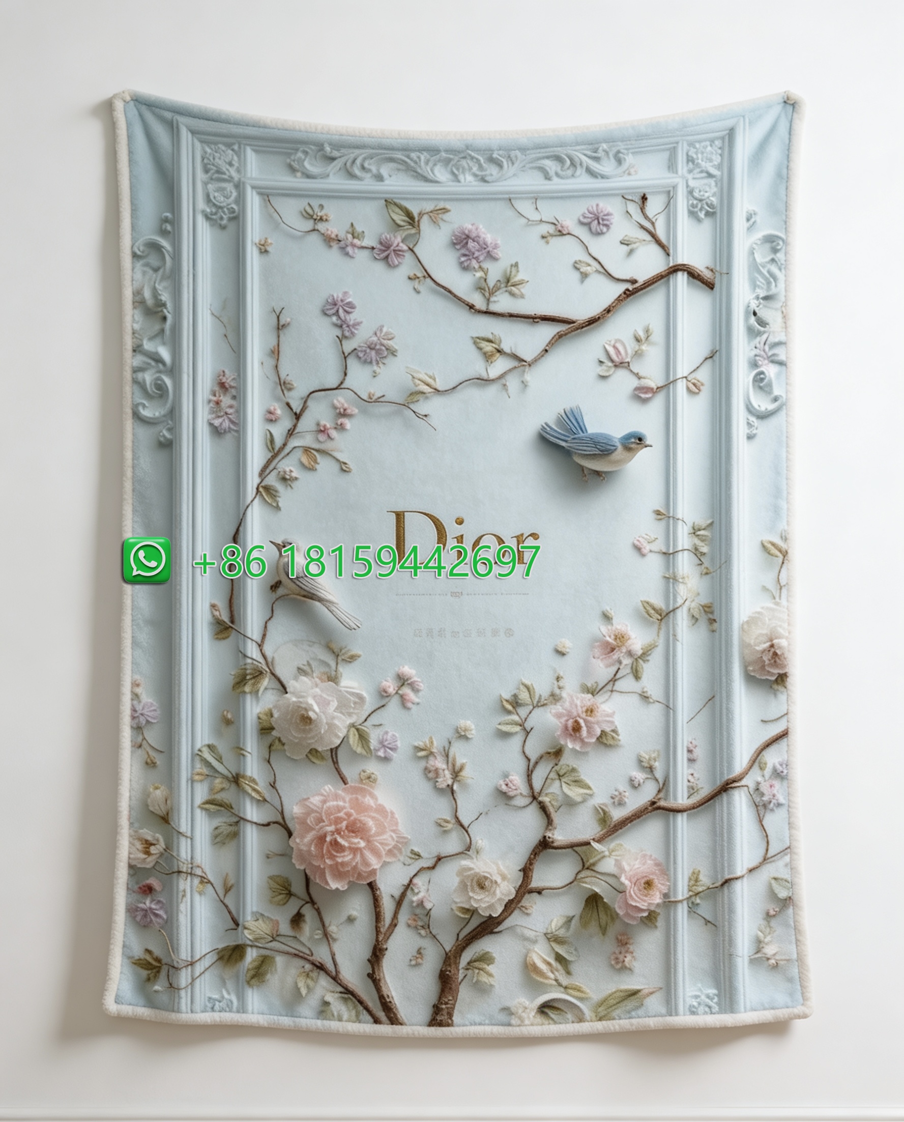 Dior Throw Blankets